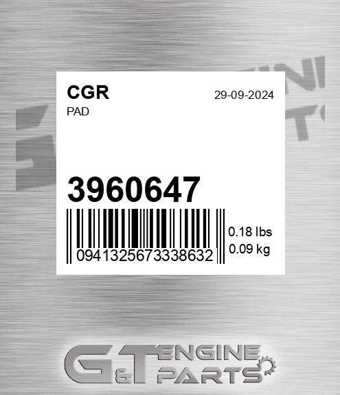 3960647 Pad