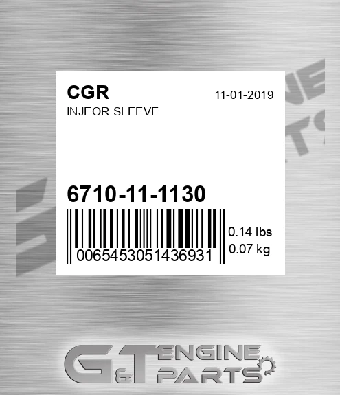 6710-11-1130 Injeor Sleeve