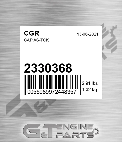 2330368 Cap As-tck