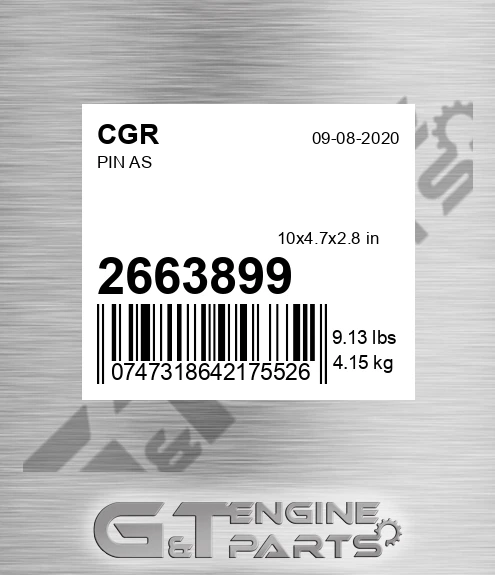 2663899 CGR Pin As