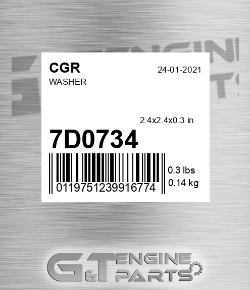 7D0734 Washer