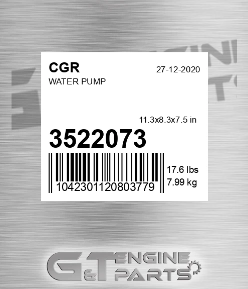 3522073 Water Pump