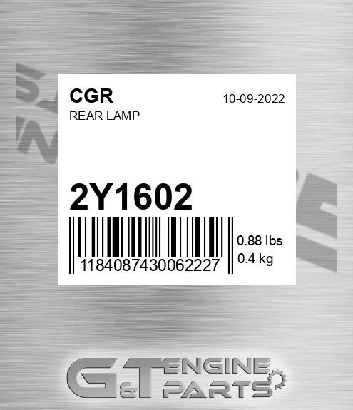 2Y1602 Rear Lamp