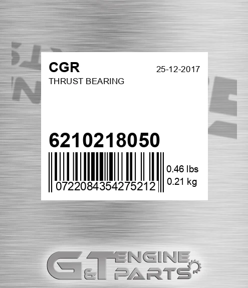 6210218050 Thrust Bearing