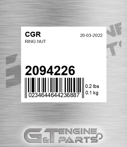 2094226 Ring Nut for CGR