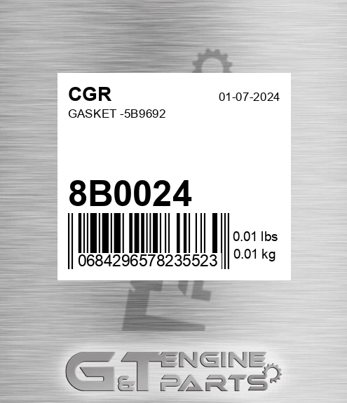 8B0024 Gasket -5b9692