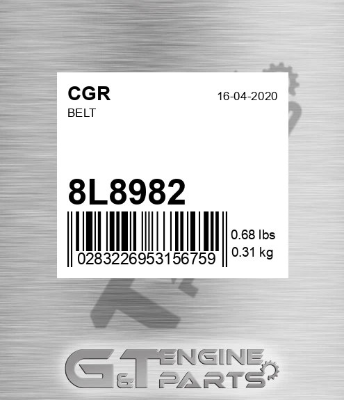 8L8982 Belt