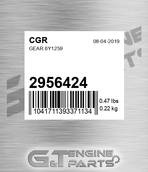 2956424 Gear 6y1259
