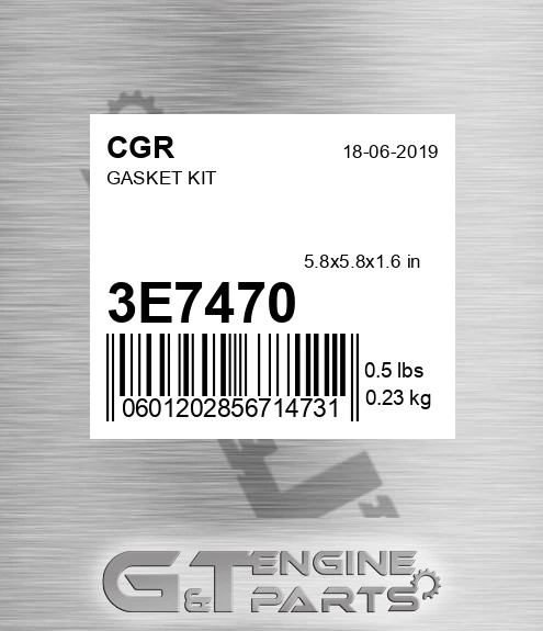 3E7470 CGR Gasket Kit