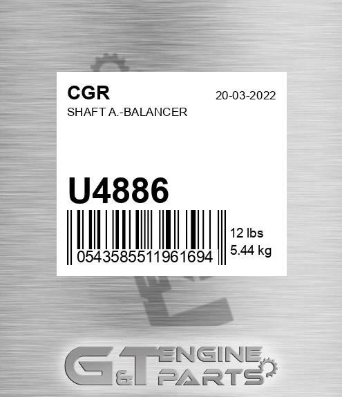 U4886 Shaft A.-balancer