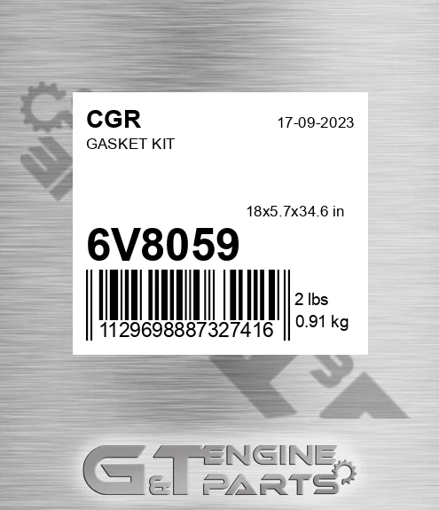 6V8059 Gasket Kit