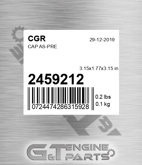 2459212 Cap As-pre for CGR