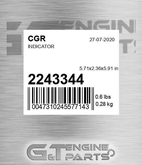 2243344 CGR Indicator