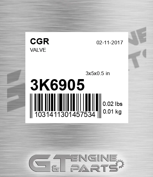 3K6905 CGR Valve