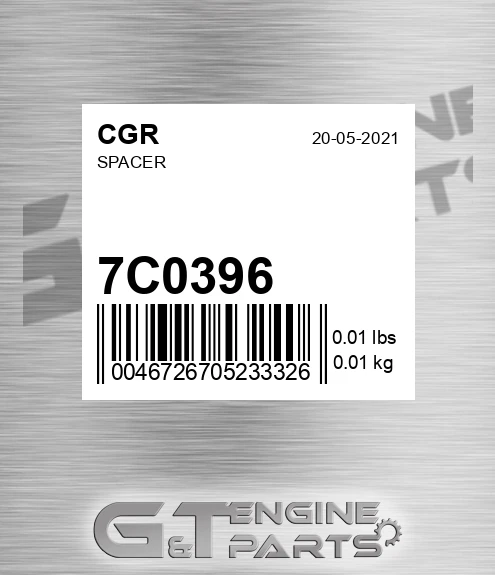7C0396 Spacer