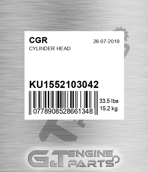 KU1552103042 Cylinder Head