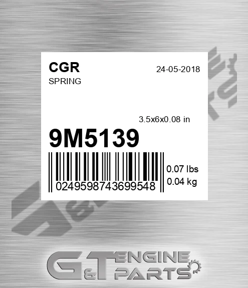 9M5139 Spring