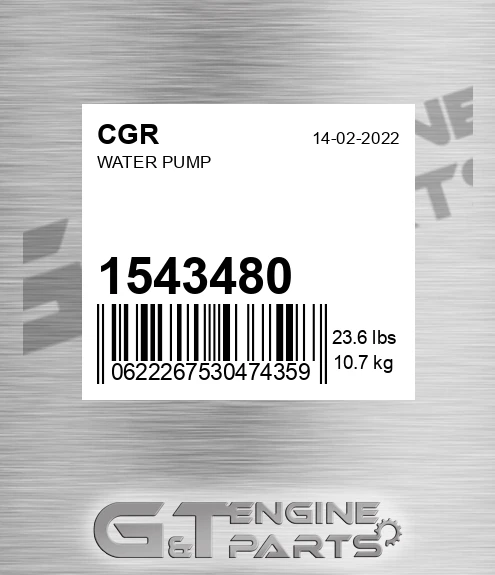 1543480 Water Pump