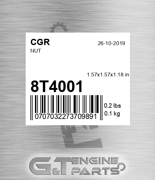 8T4001 Nut