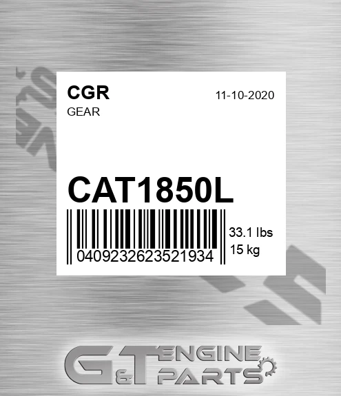 CAT1850L Gear