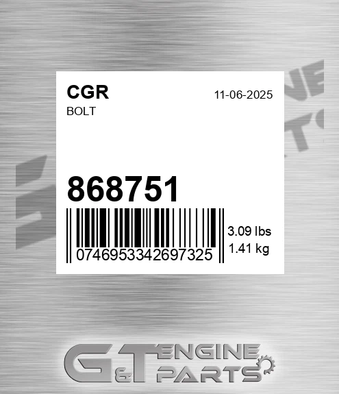 868751 Bolt