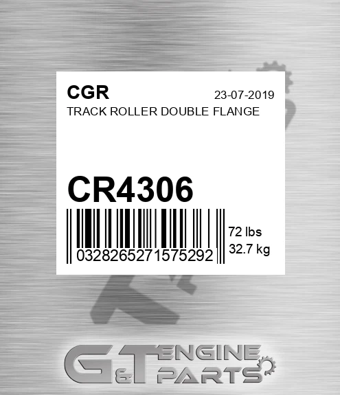 CR4306 Track Roller Double Flange