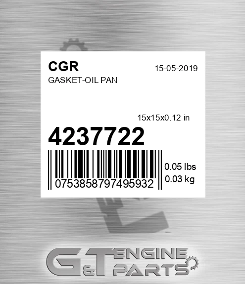 4237722 Gasket-oil Pan