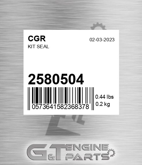 2580504 Kit Seal