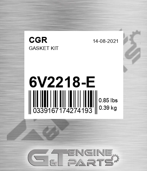 6V2218-E Gasket Kit
