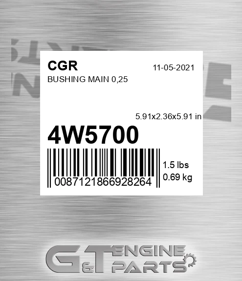 4W5700 CGR Bushing Main 0,25