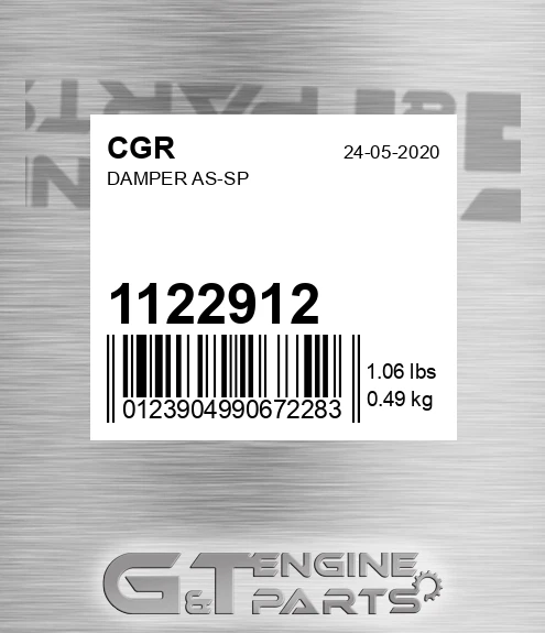 1122912 CGR Damper As-sp