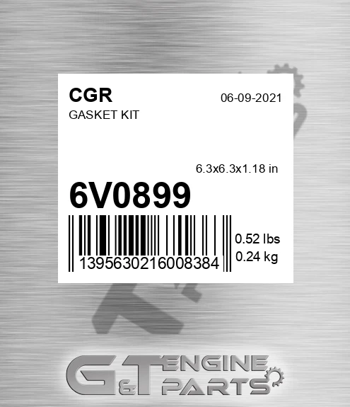 6V0899 Gasket Kit