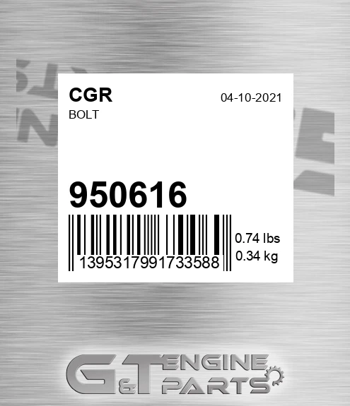 950616 CGR Bolt
