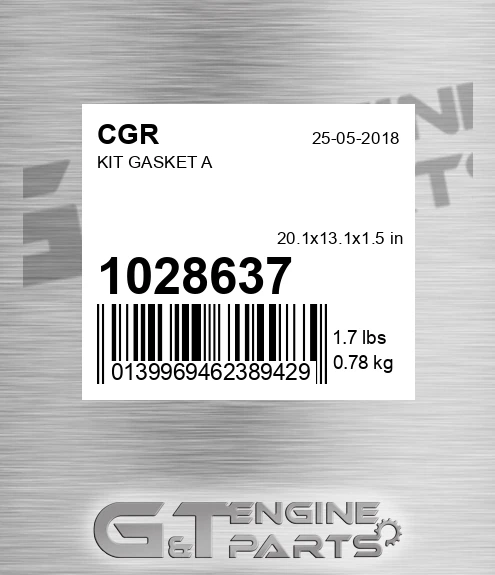 1028637 Kit Gasket A