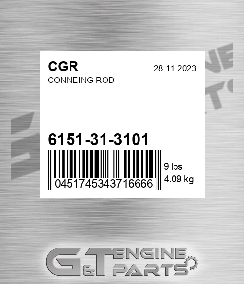 6151-31-3101 Conneing Rod