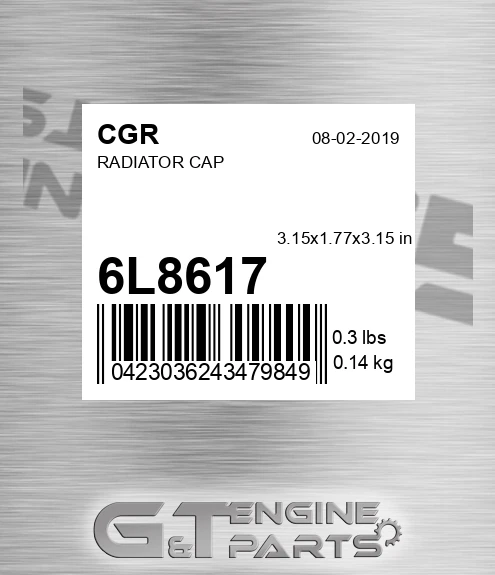 6L8617 Radiator Cap