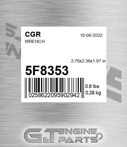 5F8353 Wrench