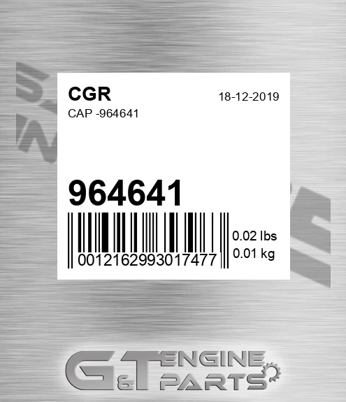 964641 Cap -