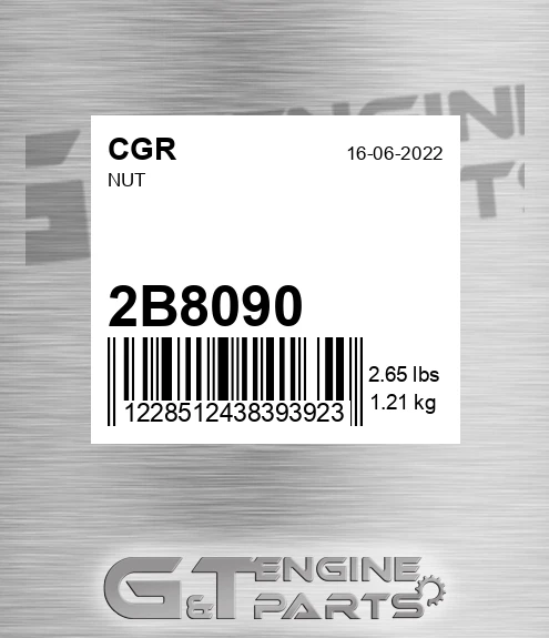 2B8090 CGR Nut