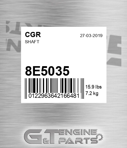 8E5035 Shaft