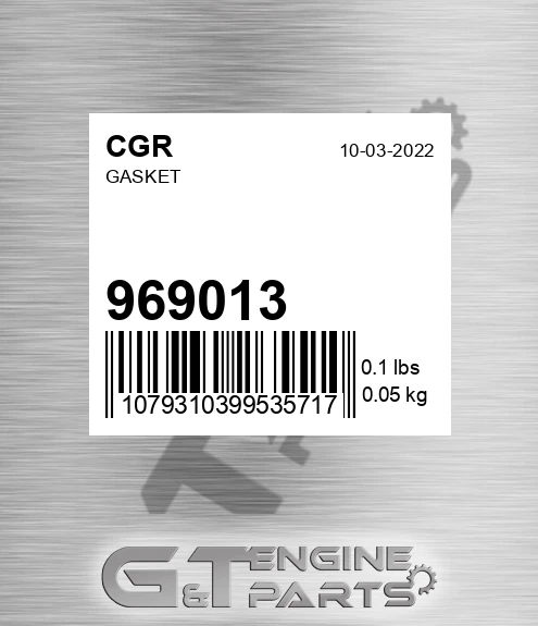 969013 Gasket