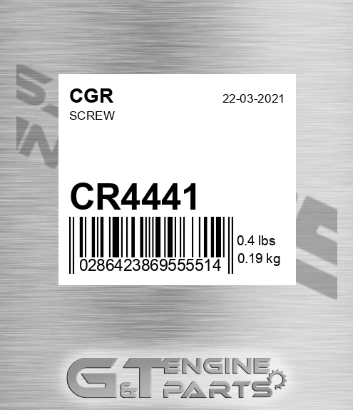 CR4441 Screw