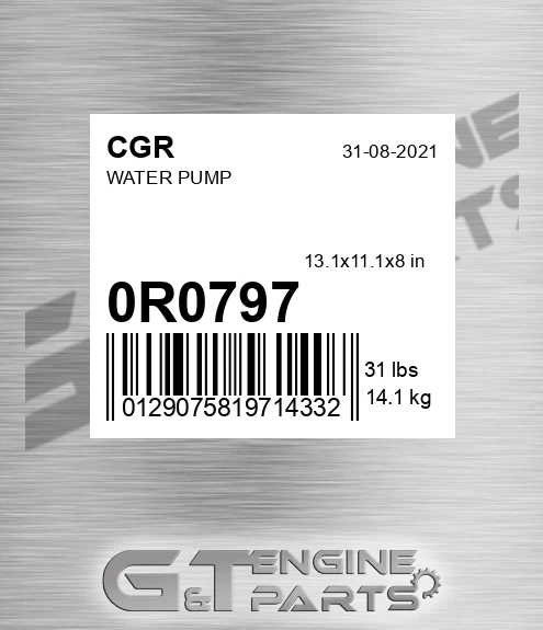 0R0797 CGR Water Pump