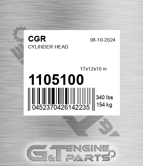 1105100 Cylinder Head