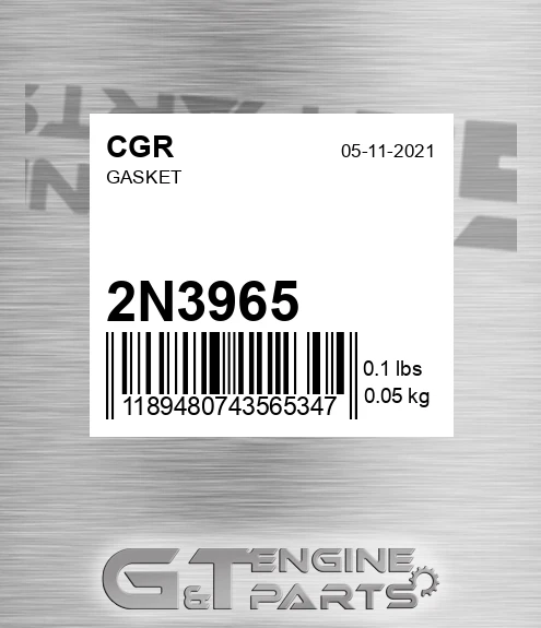 2N3965 Gasket