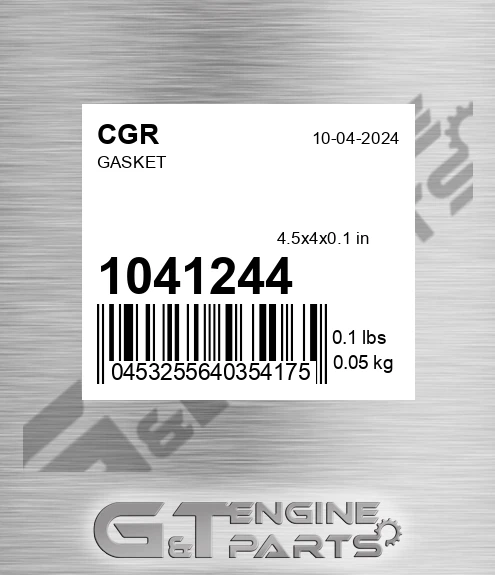 1041244 Gasket