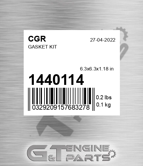 1440114 CGR Gasket Kit