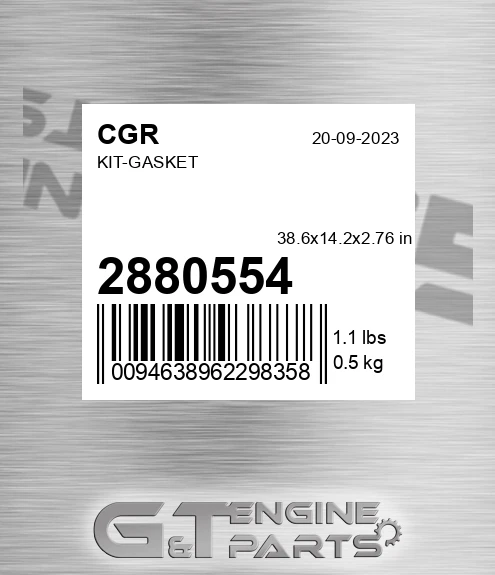 2880554 CGR Kit-gasket