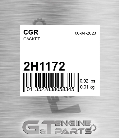 2H1172 Gasket