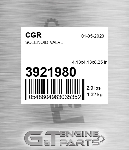 3921980 Solenoid Valve
